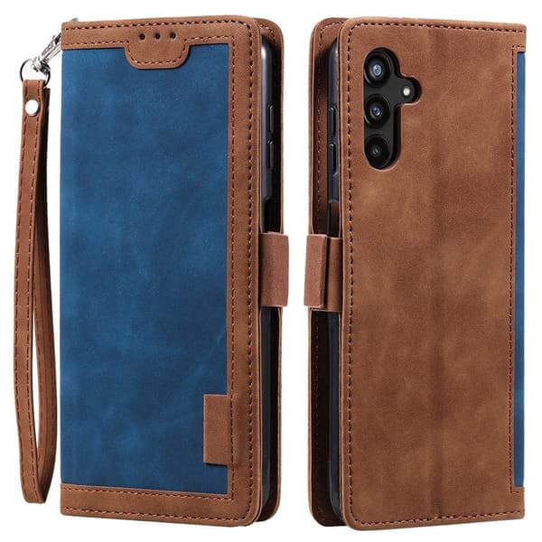 Surburbian Samsung Galaxy A26 læder flip etui - Blå