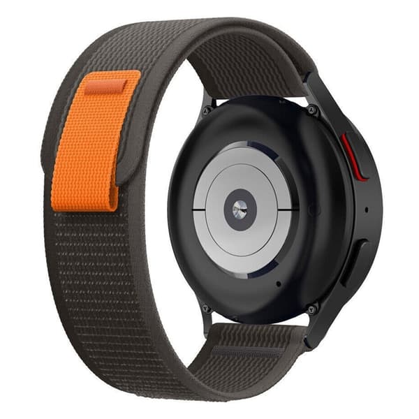 20mm Universal nylon trail loop urrem - Sort / Grå