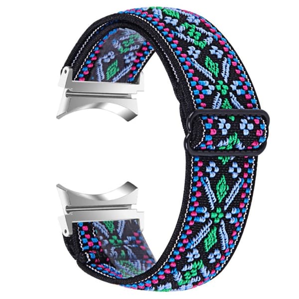Samsung Galaxy Watch 5 / 4 elastisk nylonklokkerem - Blå / Blå