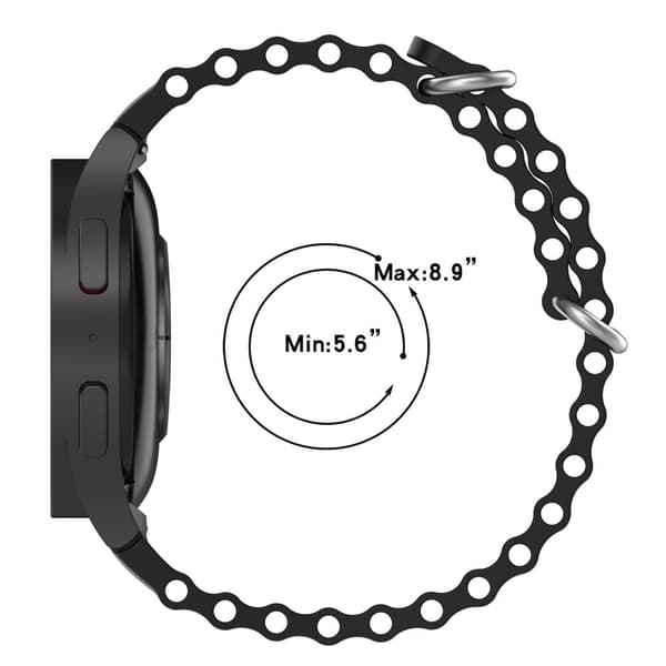 Samsung Galaxy Watch 5 / 5 Pro / 4 silikone urrem - Grå