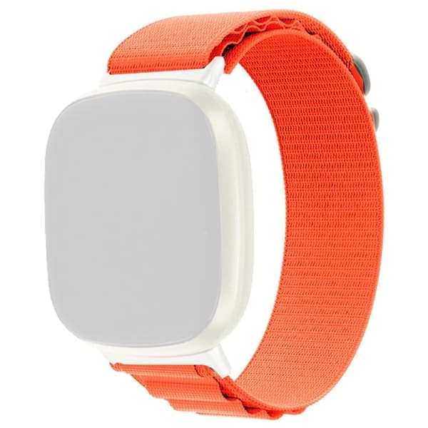 Fitbit Sense 2 / Versa 4 nylonkellohihna - Oranssi