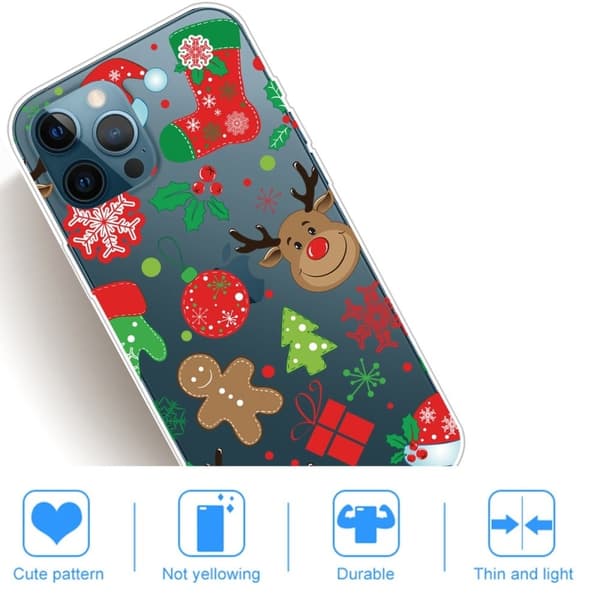 Juleveske til iPhone 14 Pro Max - Juleklistremerke