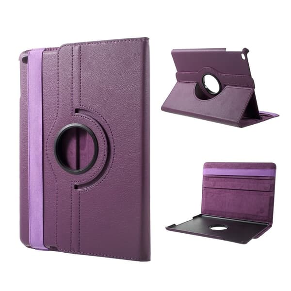 iPad (2017) Etui med 360 grader stand - Lilla