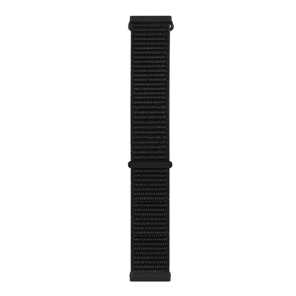 Fitbit Sense 2 / Versa 4 nylonhihna - Tumma Musta