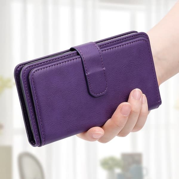 Google Pixel 7 etui med pung / 10 kortpladser – Lilla