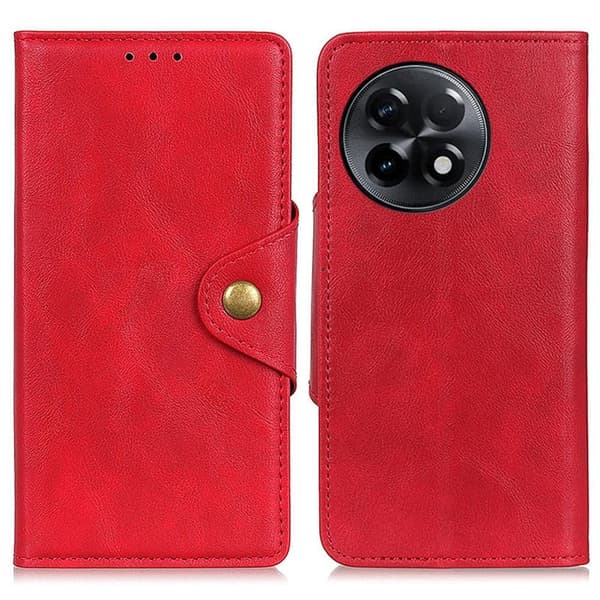Alpha OnePlus 11R / Ace 2 Läppäkotelo - Punainen