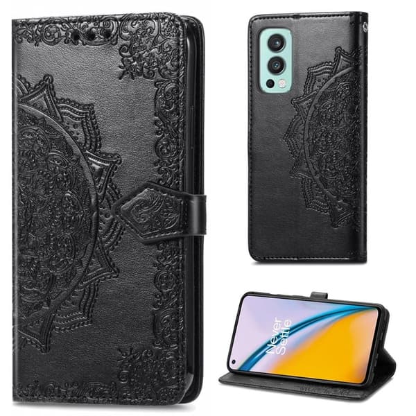 Mandala OnePlus Nord 2 5G Flip Etui - Sort