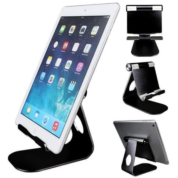 Universal foldbar tabletholder til skrivebordet - Sort