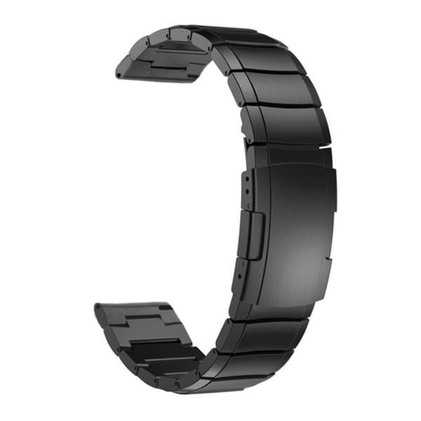 Huawei Watch GT 22mm urrem i rustfri stål - sort
