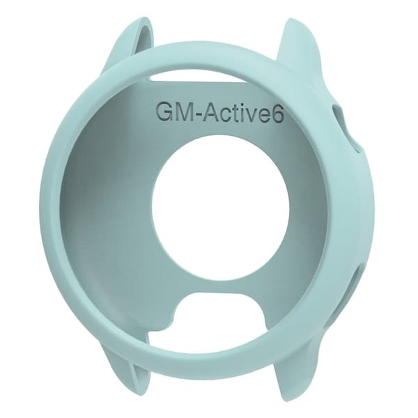 GarminActive 6 Watch Case Silicone Protective Frame Deksel - Lysegrønn