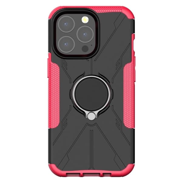 Kickstand-deksel med magnetisk ark for iPhone 13 Pro Max - Rose