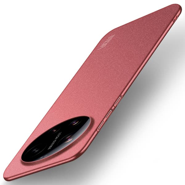 MOFI Xiaomi 17 Ultra slim shield kotelot - Punainen