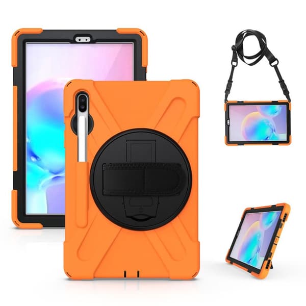 Samsung Galaxy Tab S6 X-Formet holdbart etui - Orange