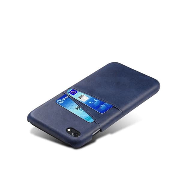 Dual Card iPhone SE 2020 / iPhone 7 / iPhone 8 cover - Blå