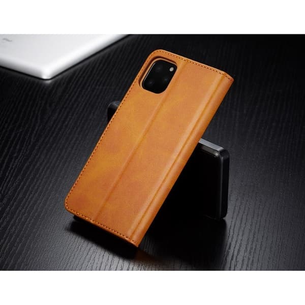 LC.Imeeke läder iPhone 11 Pro fodral - Brun