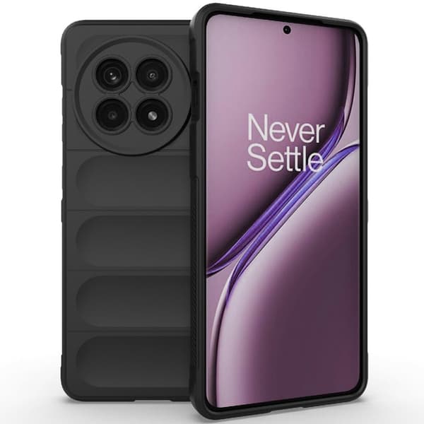 Blødt grebsformet Xiaomi Redmi Note 13R / OnePlus Ace 5 / OnePlus Ace 5 Pro cover - Sort
