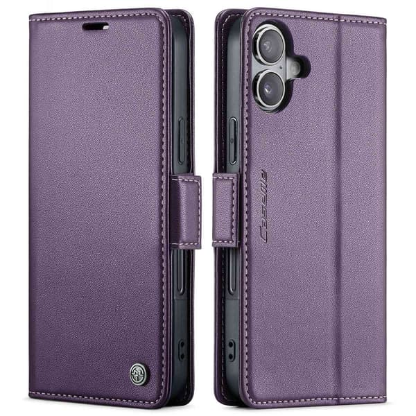 CaseMe iPhone 17 glatt etui - Lilla
