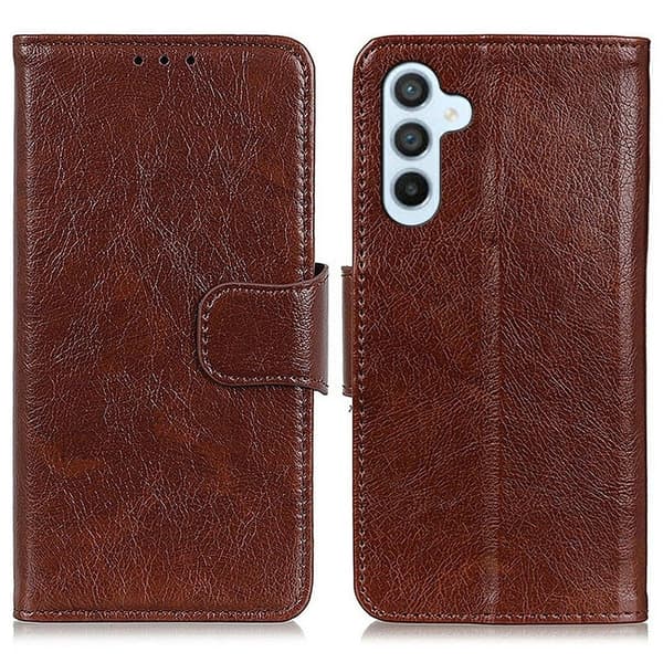 Neptune Samsung Galaxy A26 flip-etui i lær - Brun