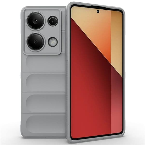 Deksel med mykt grep for Xiaomi Redmi Note 14S - Lysegrå