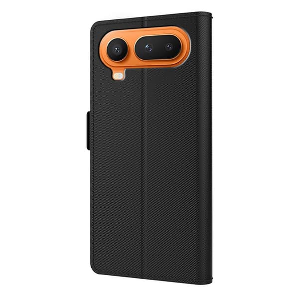 Honor Magic8 Pro Air etui med makeup-spejl i smart design - Sort