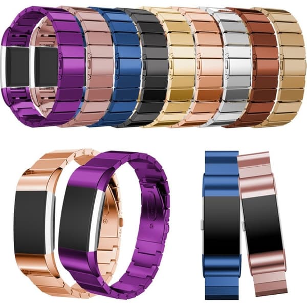 Fitbit Charge 2 klokkereim av 316L rustfritt stål - Rødgull