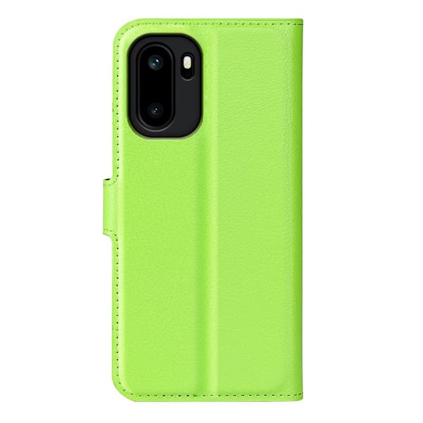 Klassisk OnePlus Ace 6 flip etui - Grøn