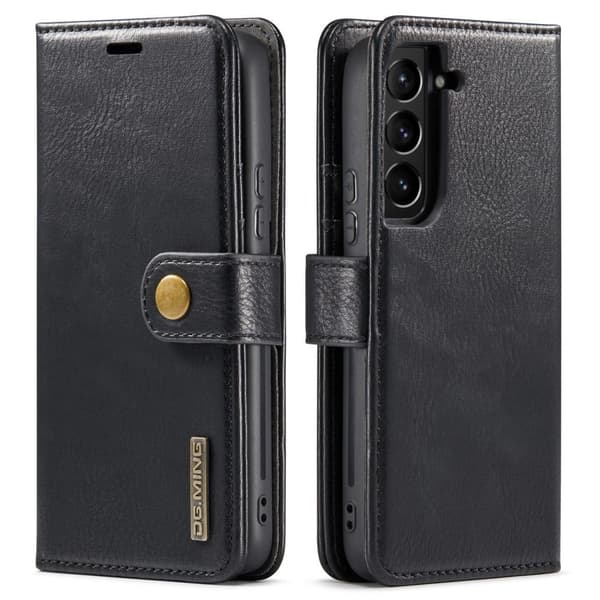 DG.MING Samsung Galaxy S22 Plus 2-i-1 etui med pung - Sort