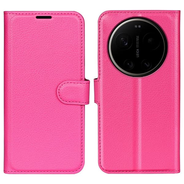 Klassisk Xiaomi 17 Ultra flip etui - Rose