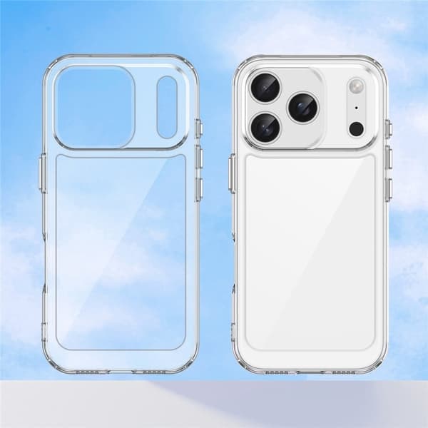 iPhone 17 Pro älykäs akryylikansi - Läpinäkyvä