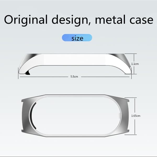 Xiaomi Mi Smart Band 4 / 3 urrem i rustfrit stål - Guld