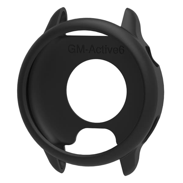 GarminActive 6 Watch Case Silicone Protective Frame Deksel - Svart