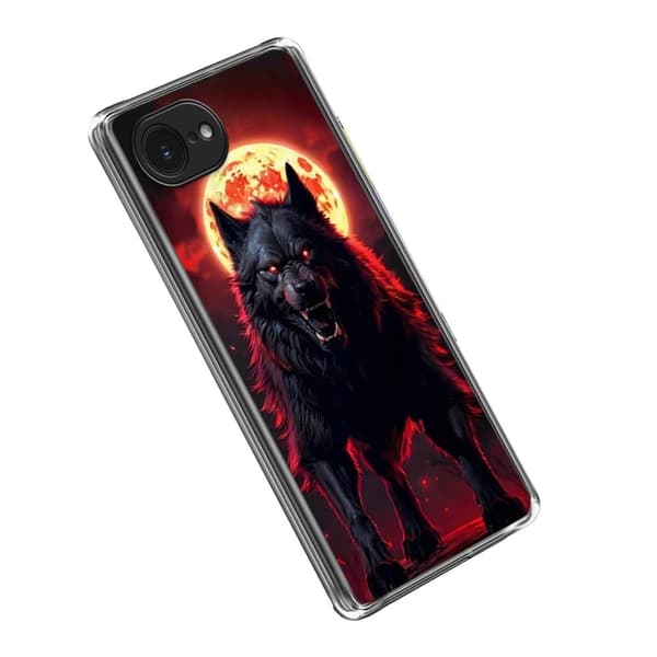 Vibe iPhone 16e deksel - Svart Ulv