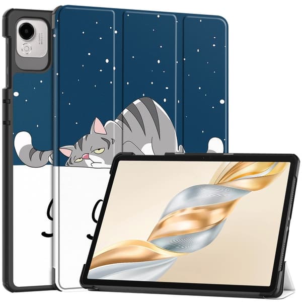 Honor Pad X9 Pro Case Pattern Print Leather Stand Tablet Cover - Kissa