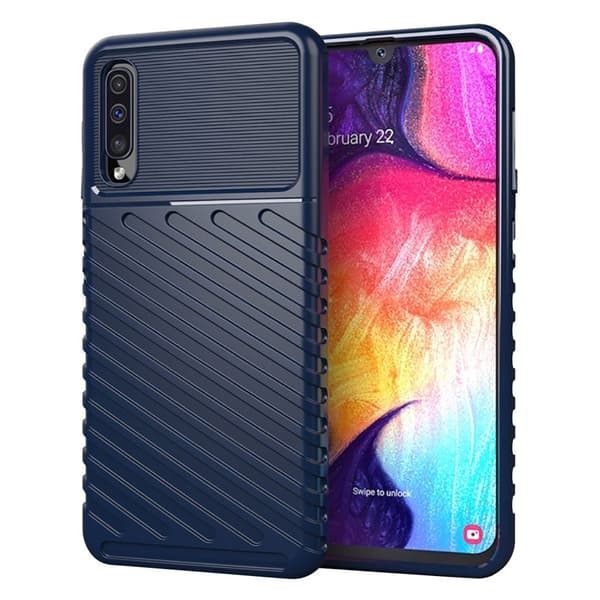 Thunder Samsung Galaxy A50 etui - Blå