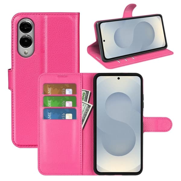 Classic Samsung Galaxy S25 Edge flip etui - Rose
