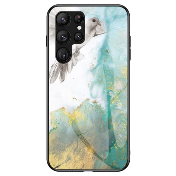 Fantasy Marble Samsung Galaxy S23 Ultra Cover - Flyvende Due Marmor