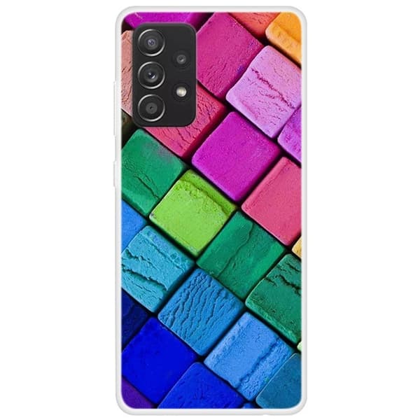 Deco Samsung Galaxy A33 5G kotelot - Värikäs Lohko