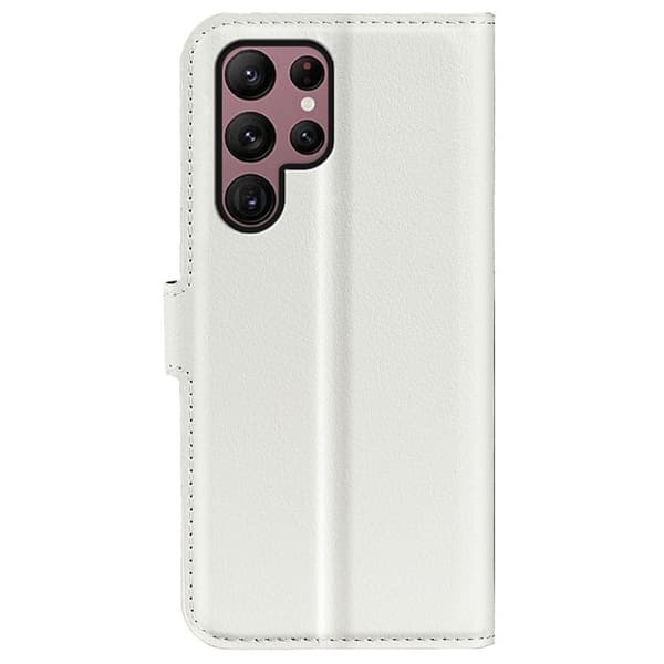 Classic Samsung Galaxy S23 Ultra Flippetui - Hvit