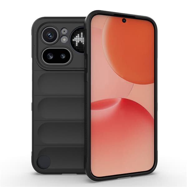 Blødt grebsformet Nothing Phone (4a) Pro cover - Sort