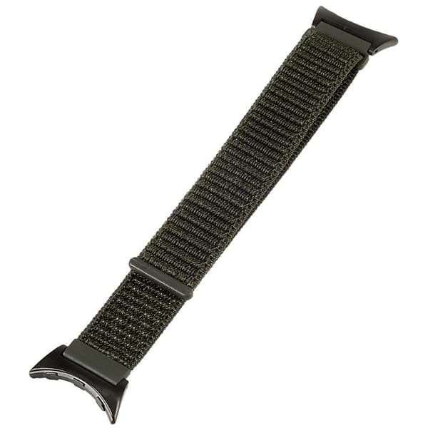 Google Pixel Watch-klokkerem i nylon - Militærgrønn