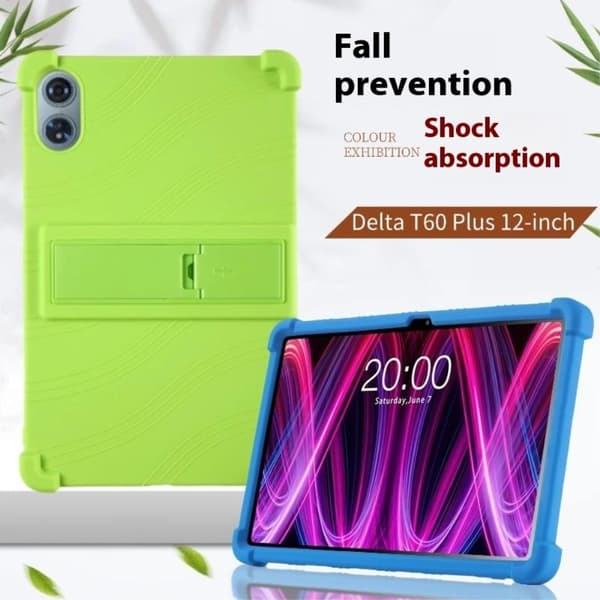 Teclast T60 Plus Silicone Case with Kickstand Rugged Protective Cover - Green