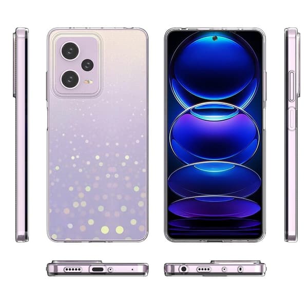 Erittäin ohut läpinäkyvä kotelo Xiaomi Redmi Note 12 Pro:lle