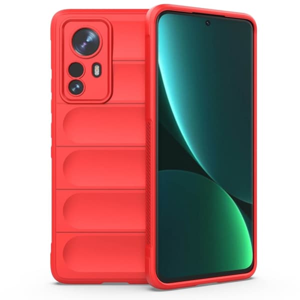 Blødt grebsformet cover til Xiaomi 12S Pro / Xiaomi 12 Pro - Rød