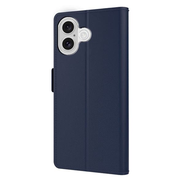 iPhone 17 etui med makeup-spejl i smart design - Blå