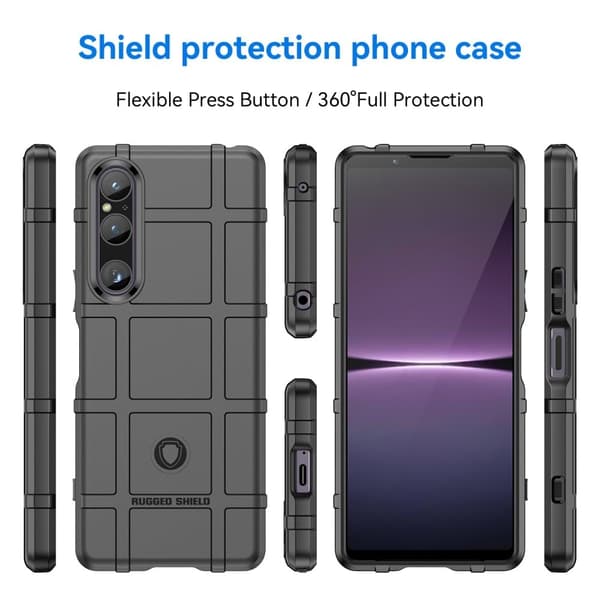 Rugged Shield Etui Sony Xperia 1 V - Svart