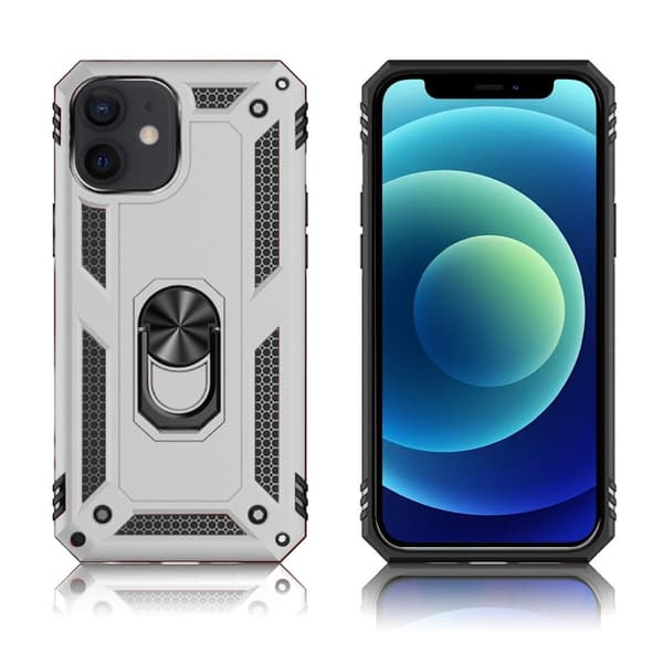 Bofink Combat iPhone 12 Mini skal - Silver/Grå