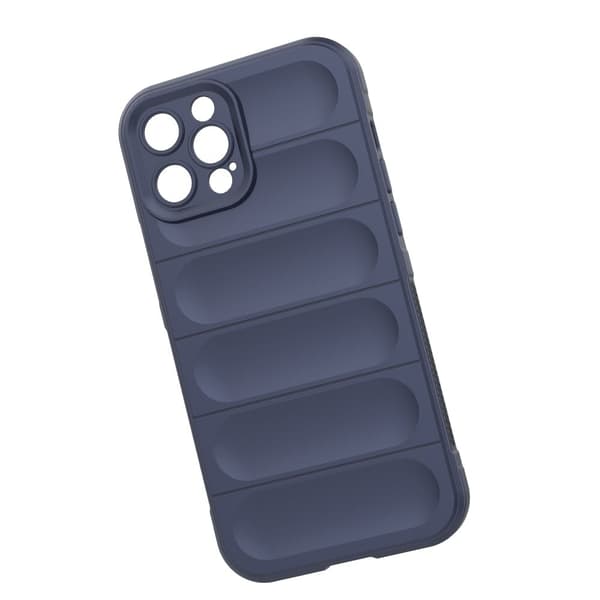 Deksel med mykt grep for iPhone 12 Pro Max - Mørkeblå