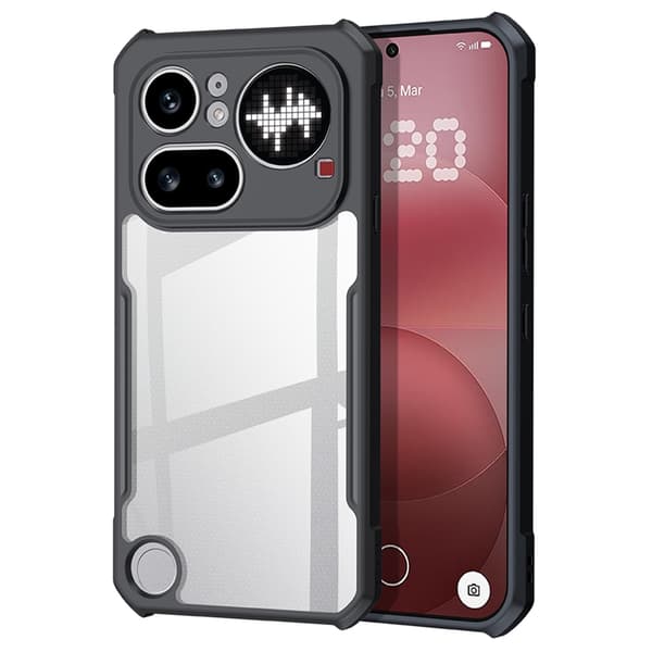 Nothing Phone (4a) Pro slitesterkt akryldeksel - Svart