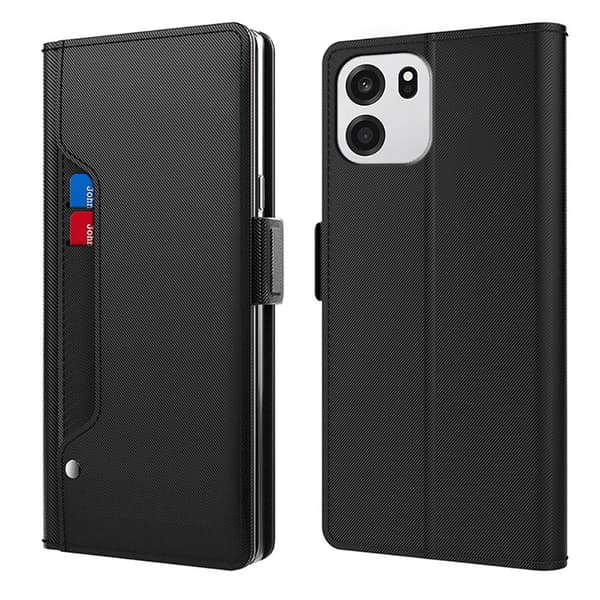 OnePlus Turbo 6V etui med makeup-spejl i smart design - Sort