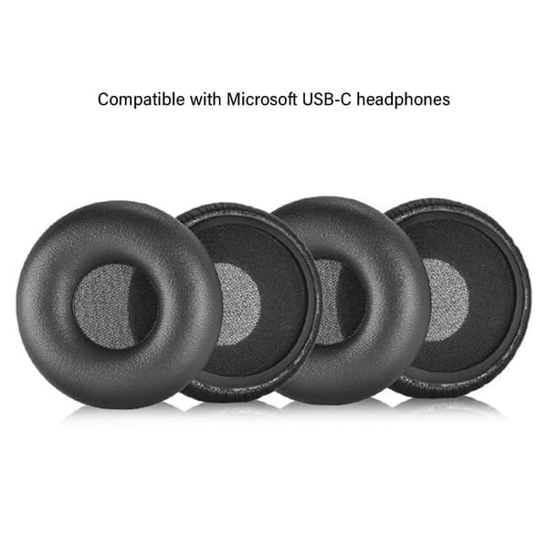 Microsoft Modern USB-C Replacement Ear Pads Protein Leather Headset Earphone Cushions